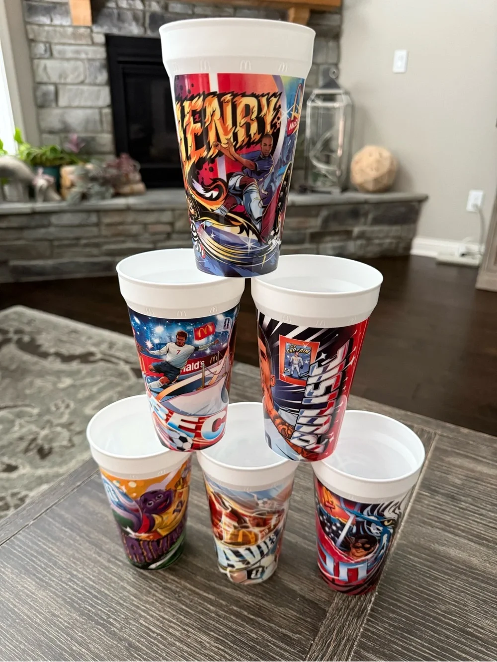 Brand new FIFA World Cup McDonald’s Cup set Bundle of 6